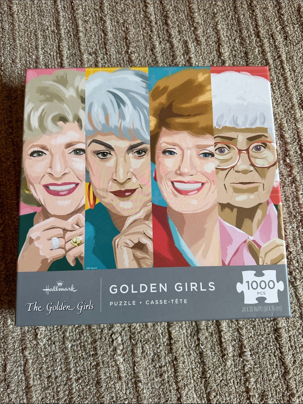 Hallmark Golden Girls 1000 Piece Puzzle with Vibrant Colors 20x30”